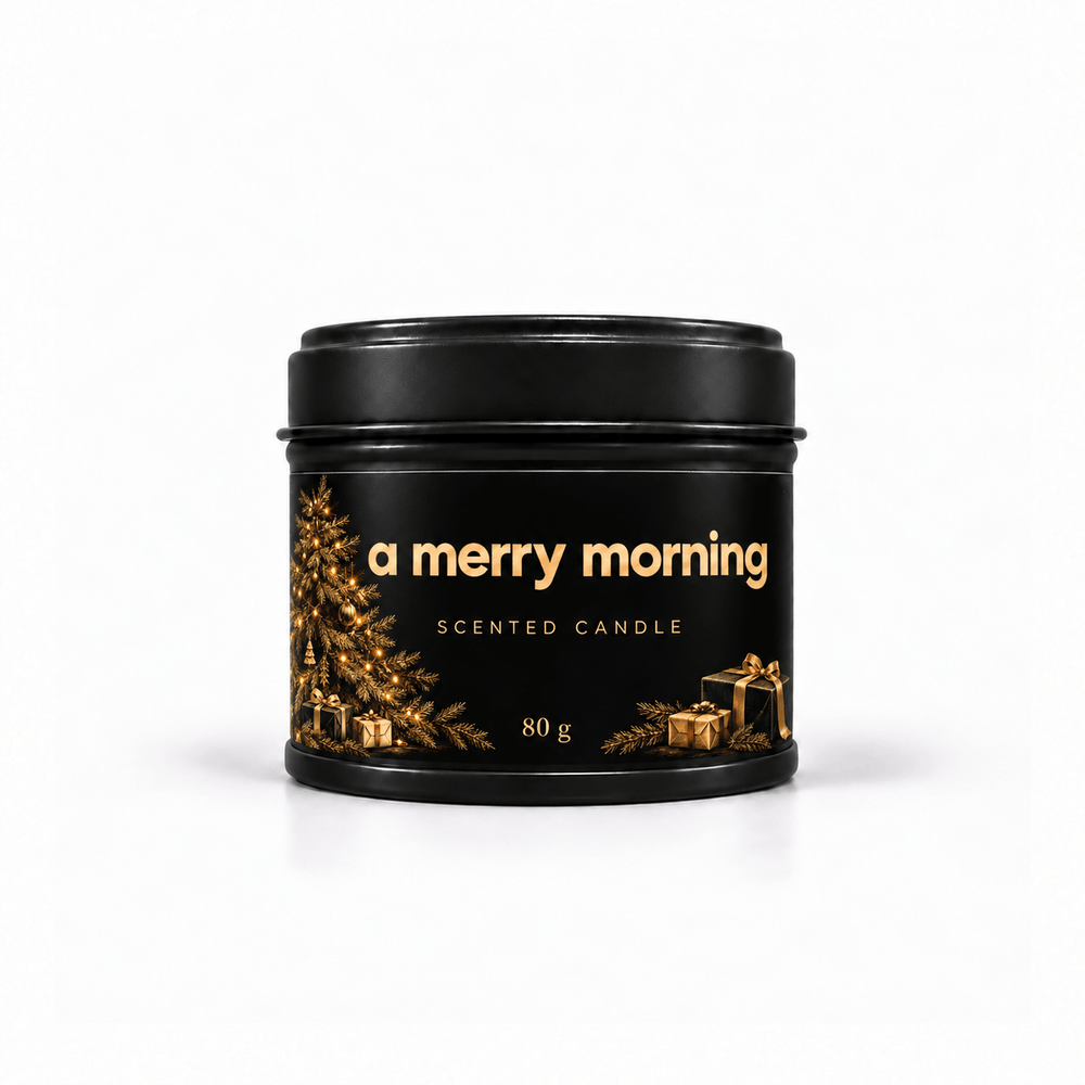 Scented Christmas Candle – A Merry Morning 80 g