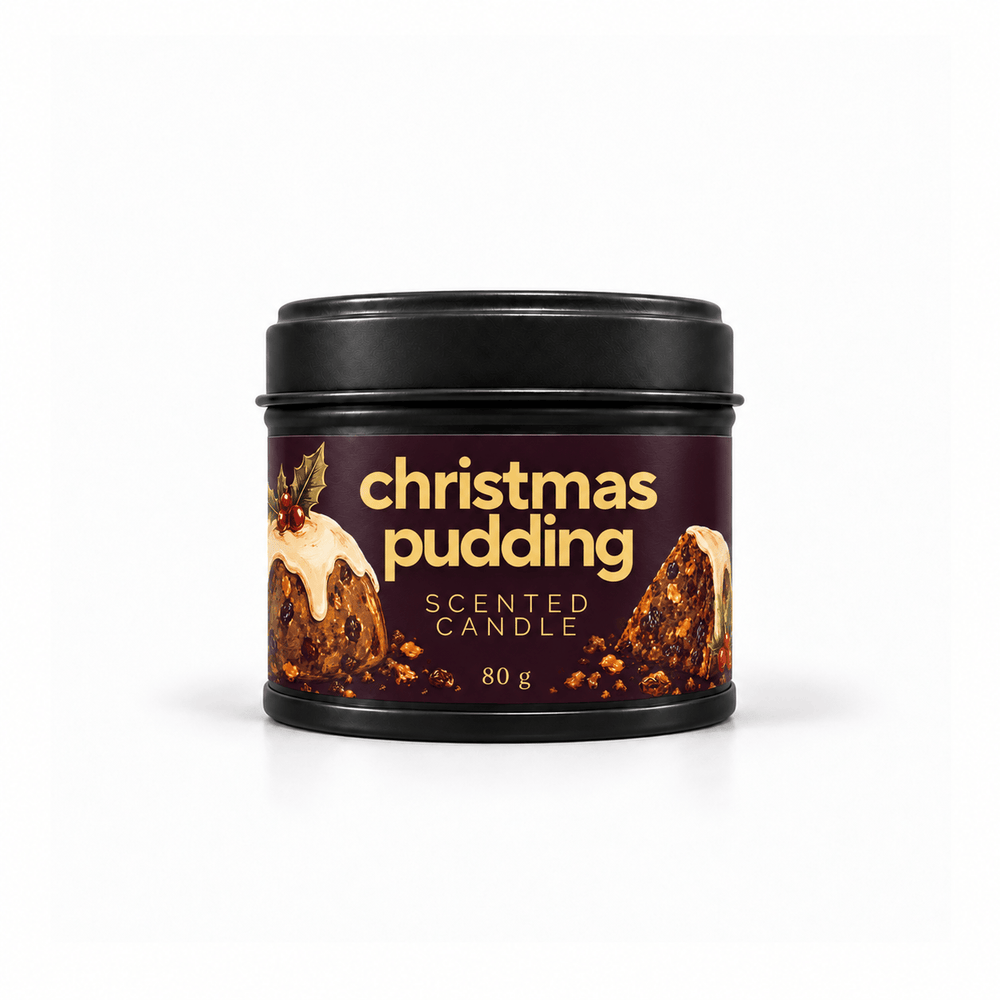 Scented Christmas Candle – Christmas Pudding 80 g