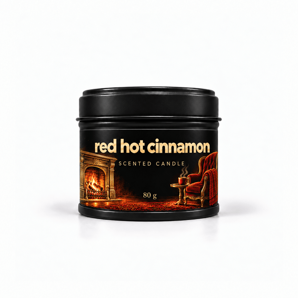 Scented Christmas Candle – Red Hot Cinnamon 80 g