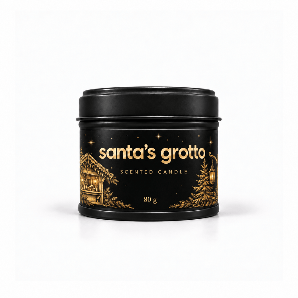 Scented Christmas Candle – Santa’s Grotto 80 g