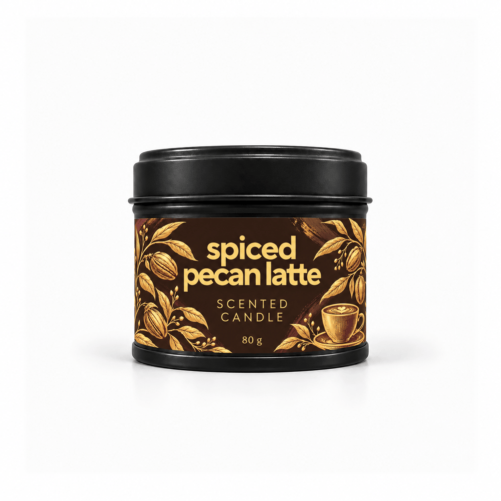Scented Christmas Candle – Spiced Pecan Latte 80 g