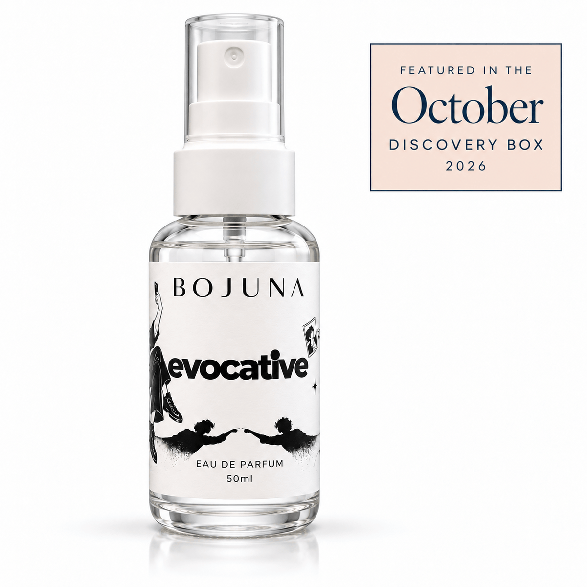 Eau de Parfum – Evocative 50 ml — featured in Bojuna’s October Discovery Box 2026.