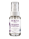 Bojuna Men Bergamot & Black Pepper Eau de Parfum 50 ml bottle on transparent background
