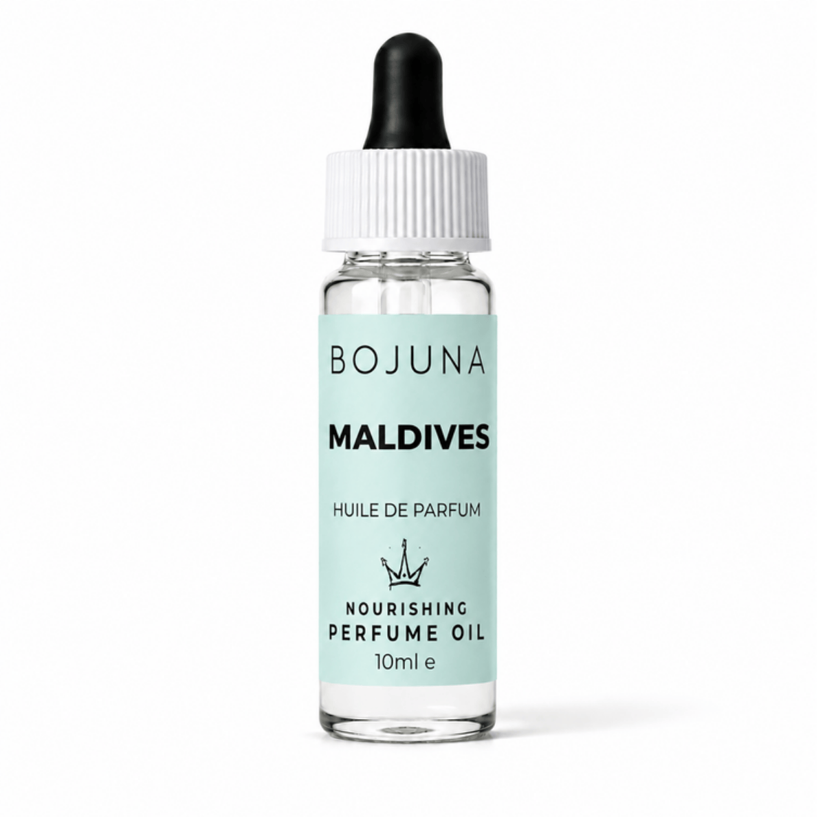 Bojuna Maldives nourishing perfume oil 10 ml — glass dropper bottle